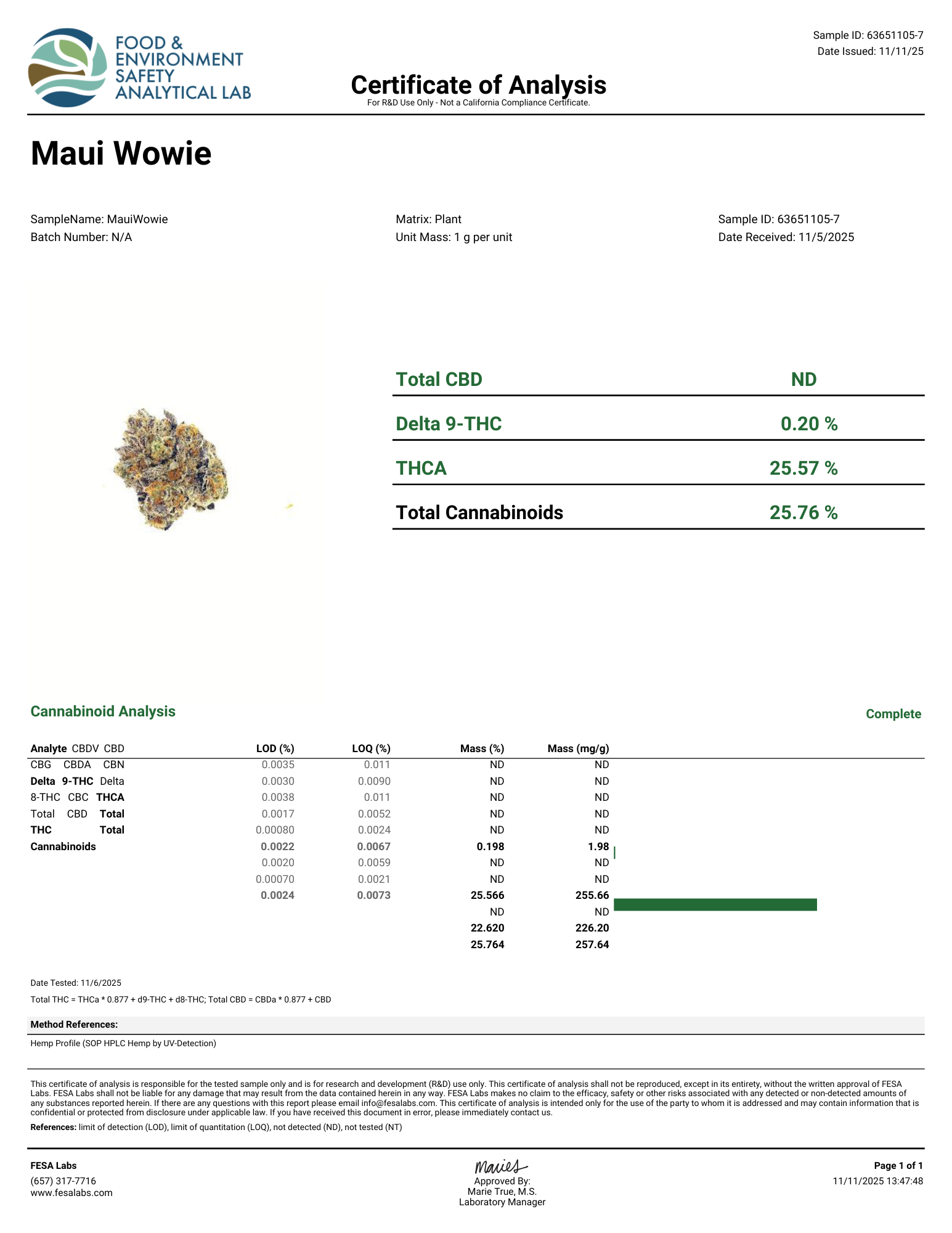Maui Wowie Flower